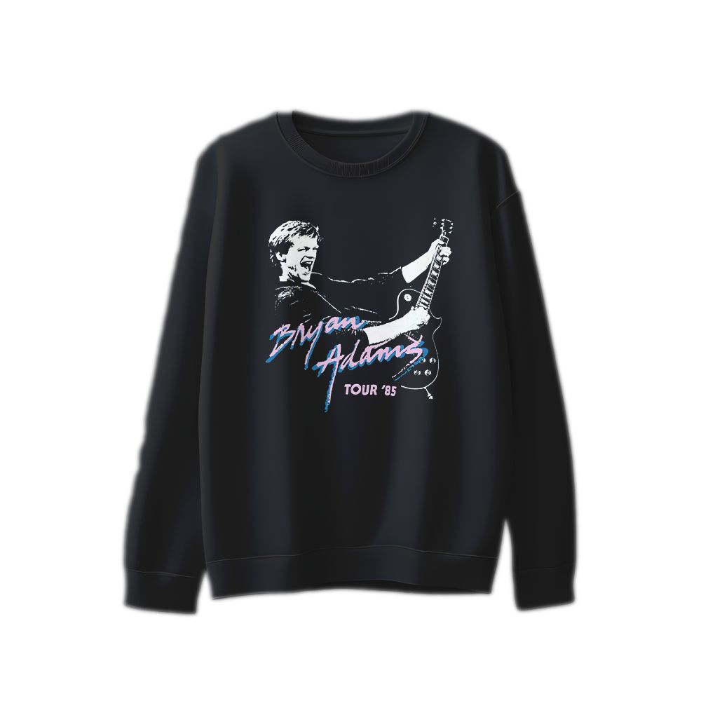 Bryan Adams Concert Tour Graphic T-Shirt – Classic Rock Vintage Tee