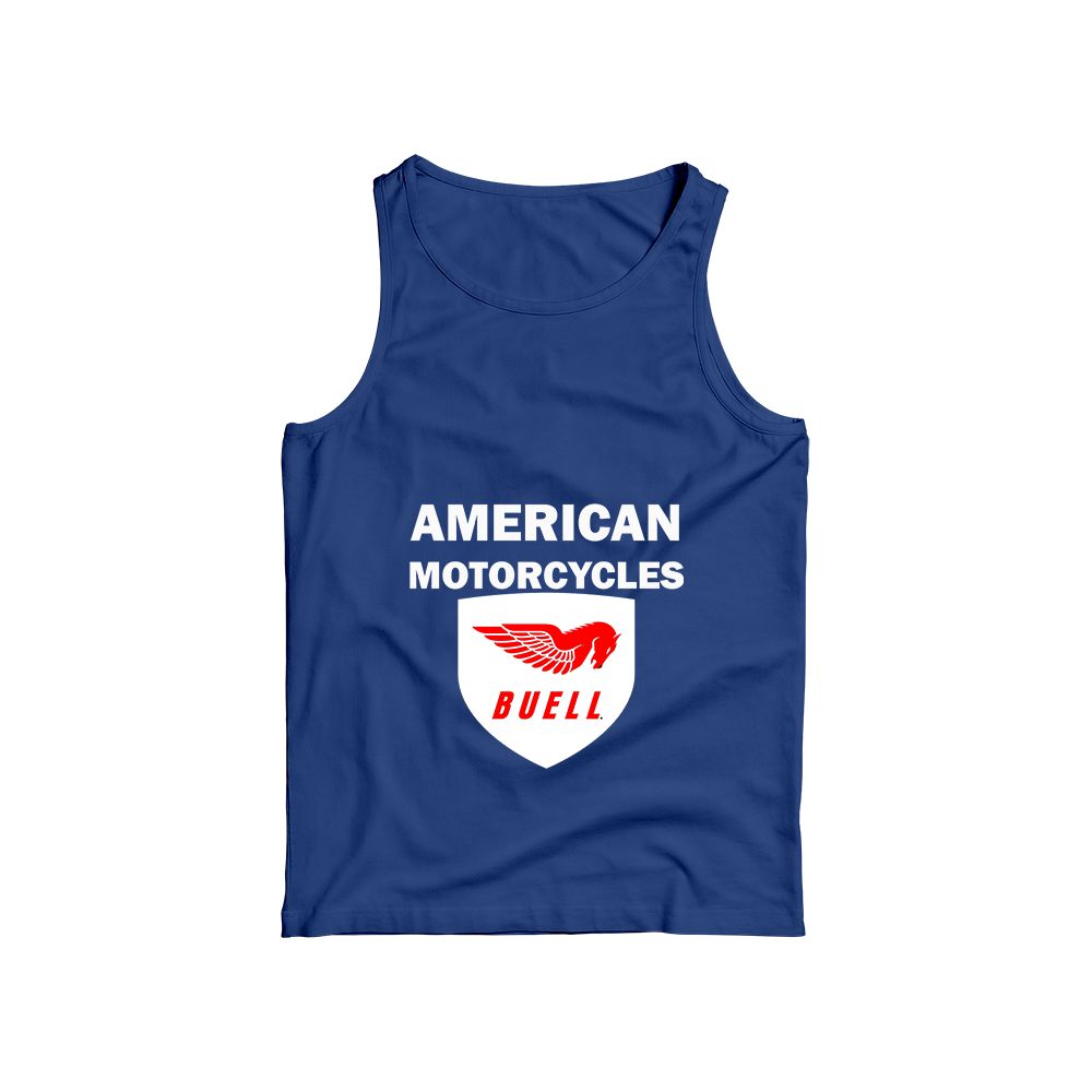 Buell American Motorcycles Logo T-Shirt – Classic Biker Graphic Tee