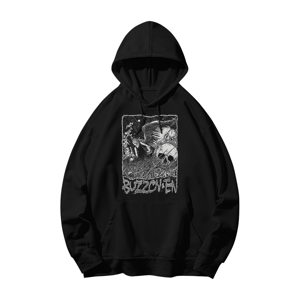 Buzzoven “Apocalyptic Angel” Hardcore Punk T-Shirt – Underground Band Graphic Tee