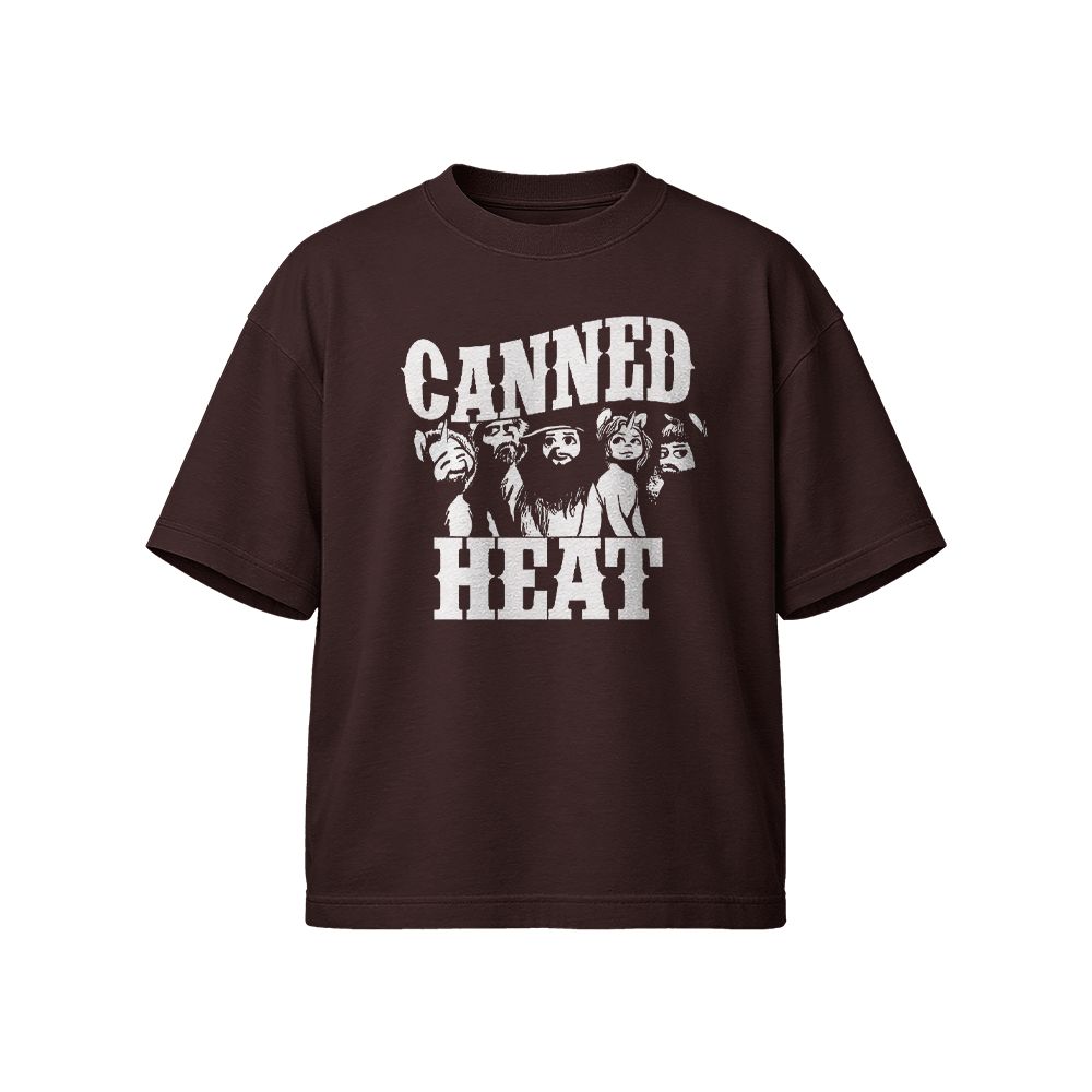 Canned Heat Vintage Logo Rock Band T-Shirt – Classic Blues Rock Graphic Tee