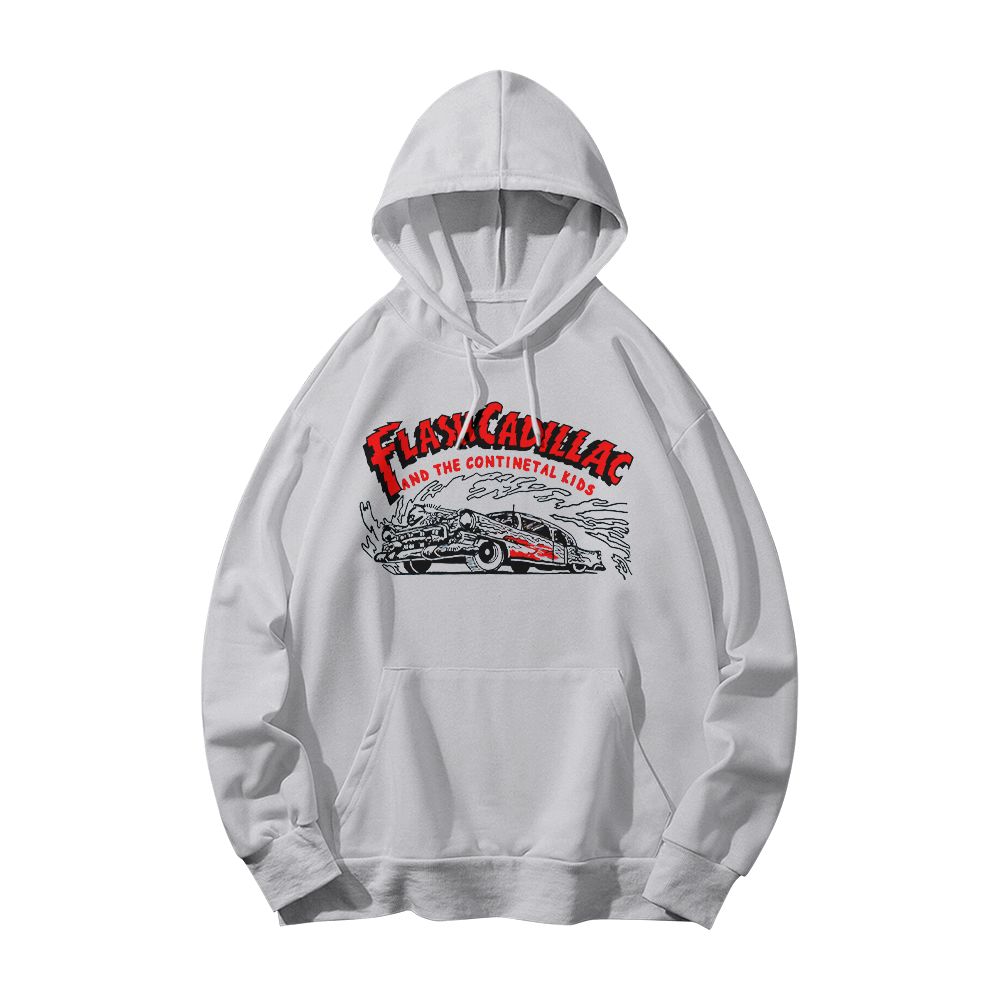 Flash Cadillac and The Continental Kids Vintage Car T-Shirt – Classic Rock Band Graphic Retro Hot Rod Tee