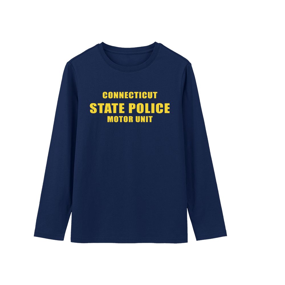Connecticut State Police Motor Unit Logo Vintage T-Shirt