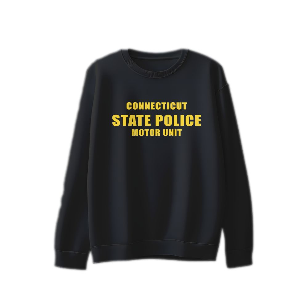 Connecticut State Police Motor Unit Logo Vintage T-Shirt