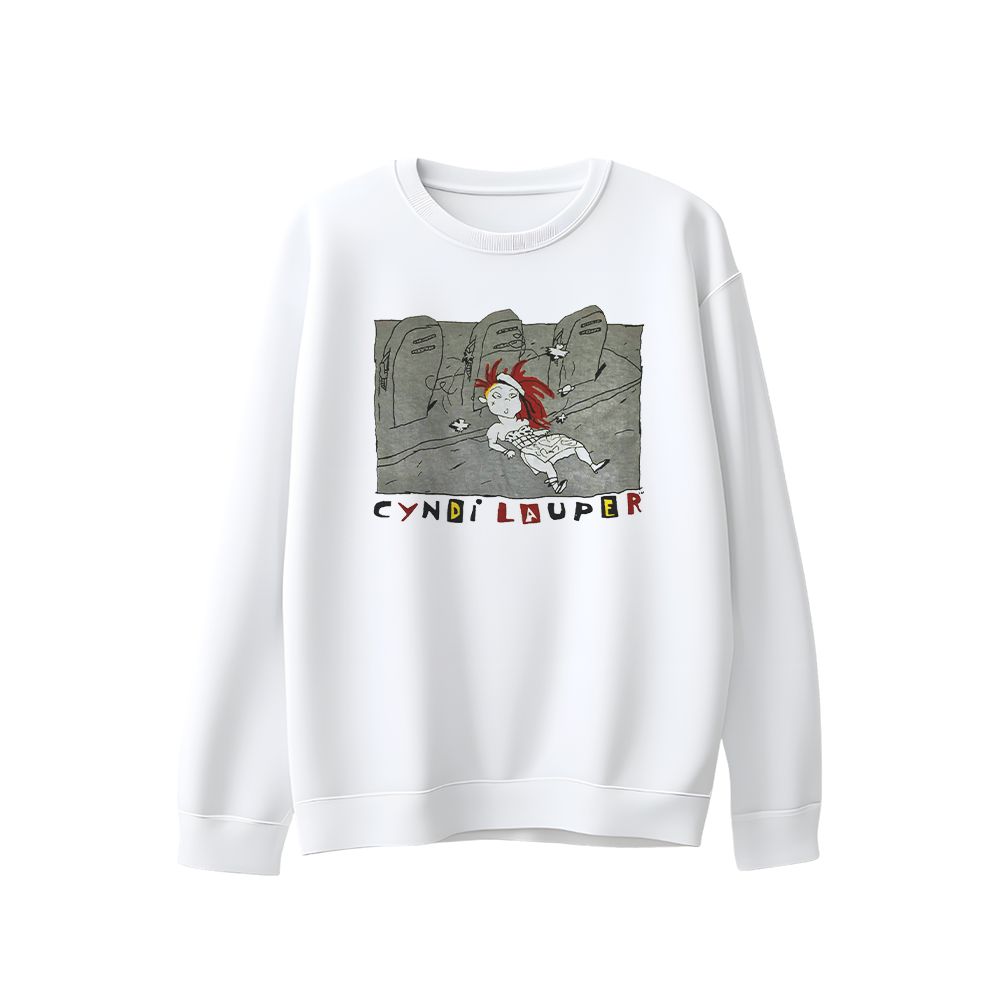 Cyndi Lauper Vintage Cartoon Art Graphic T-Shirt