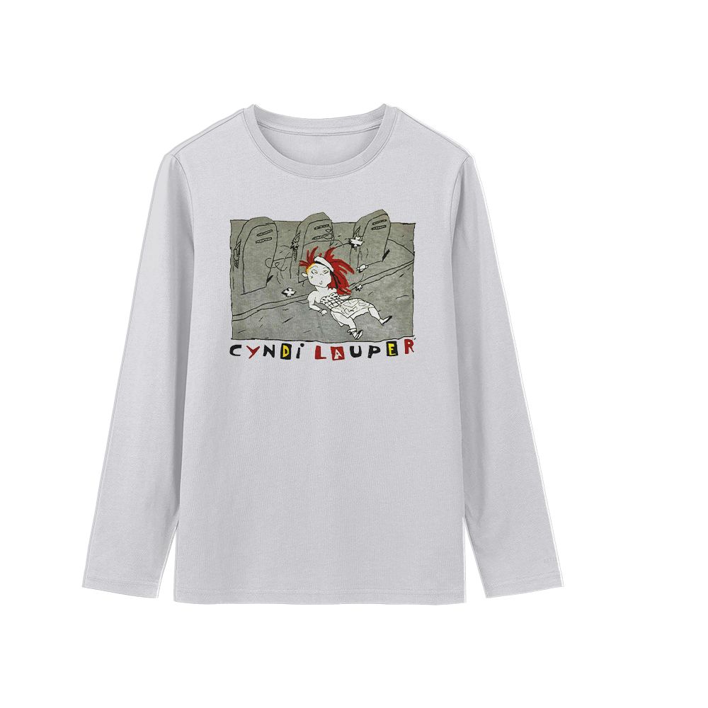 Cyndi Lauper Vintage Cartoon Art Graphic T-Shirt