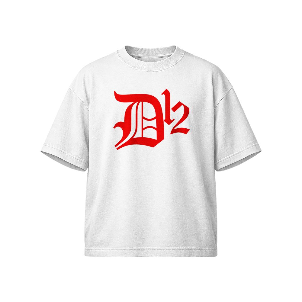Old English D2 Gothic Letter Minimalist Streetwear T-Shirt