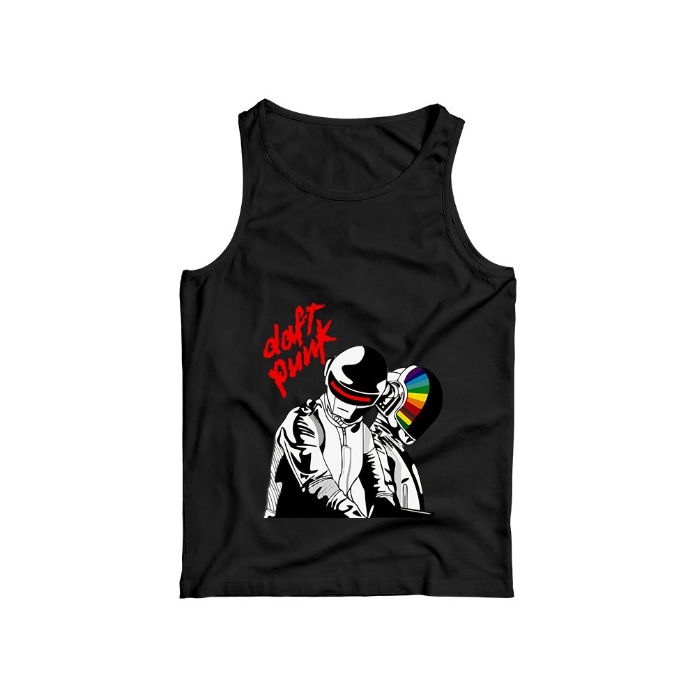 Daft Punk Retro Futuristic Helmet Graphic Vintage T-Shirt