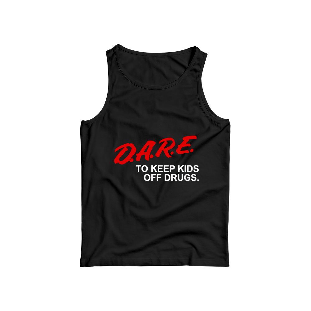 D.A.R.E. To Keep Kids Off Drugs Vintage Anti-Drug Graphic T-Shirt