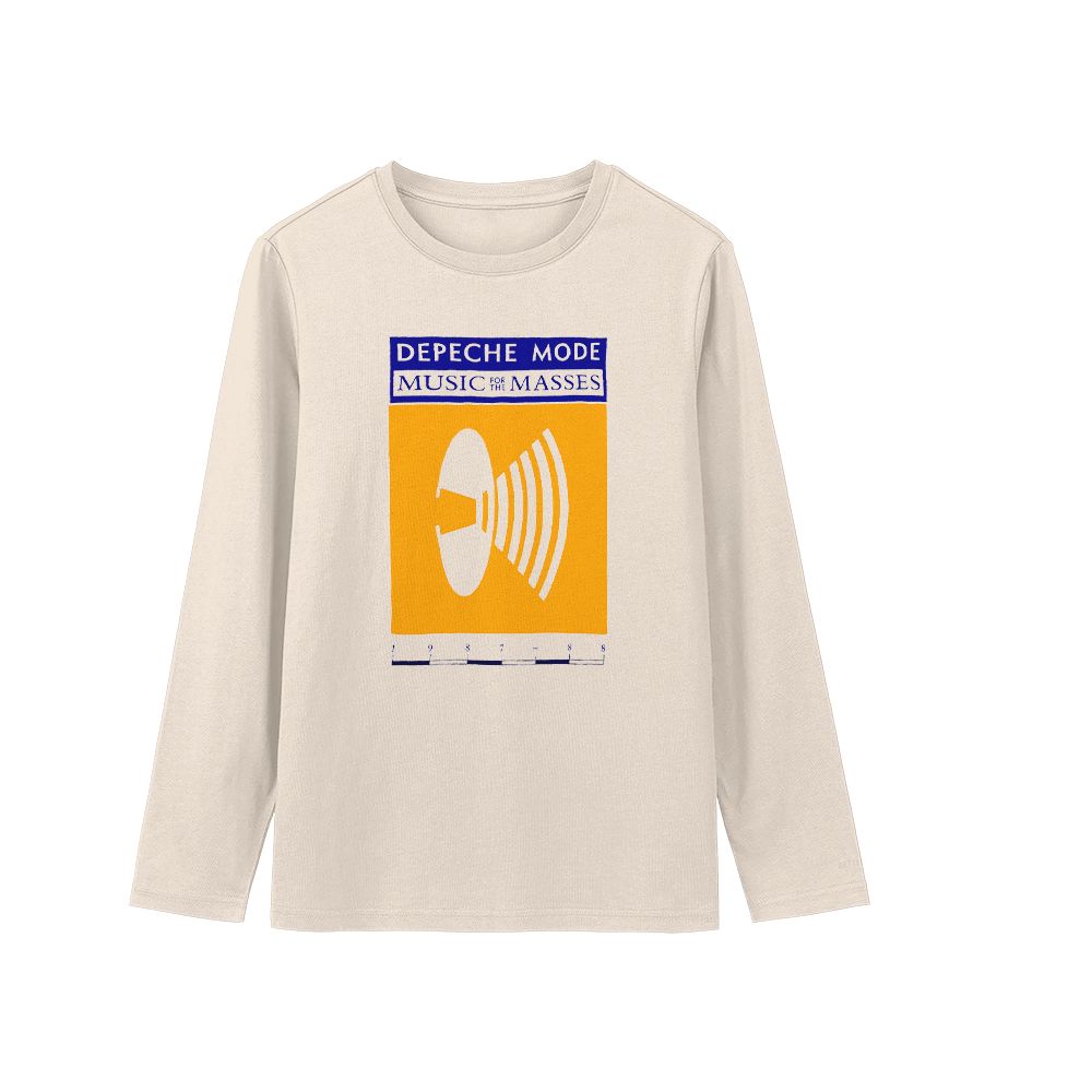 Vintage Depeche Mode Music for the Masses Graphic T-Shirt | Retro 80s Alternative Synth-Pop Tee