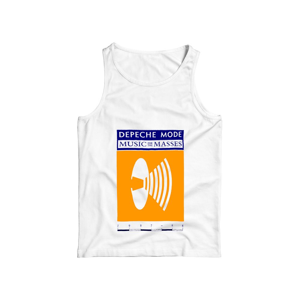Vintage Depeche Mode Music for the Masses Graphic T-Shirt | Retro 80s Alternative Synth-Pop Tee