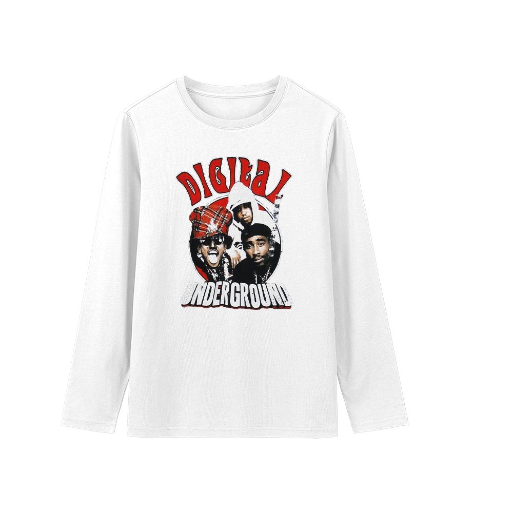 Vintage Digital Underground Graphic T-Shirt | Retro 90s Golden Era Hip Hop White Tee