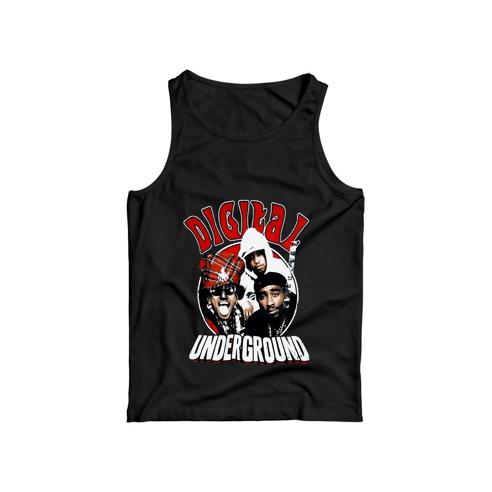 Vintage Digital Underground Graphic T-Shirt | Retro 90s Golden Era Hip Hop White Tee