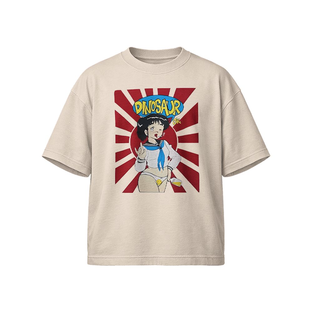 Vintage Dinosaur Jr Graphic T-Shirt | Retro 90s Indie Alternative Rock Anime Girl Tee