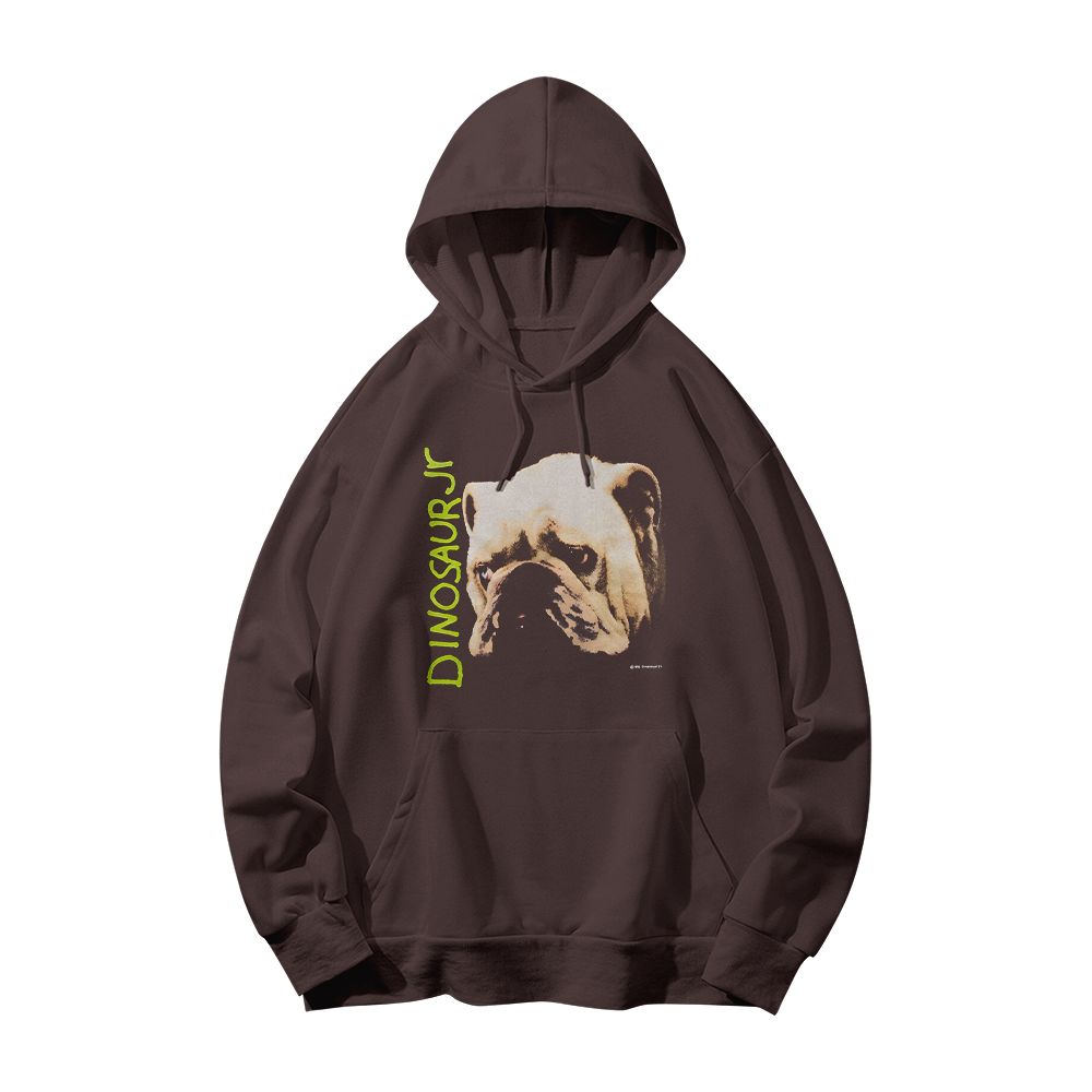 Vintage Dinosaur Jr Bulldog Graphic T-Shirt | Retro 90s Indie Alternative Rock Brown Tee