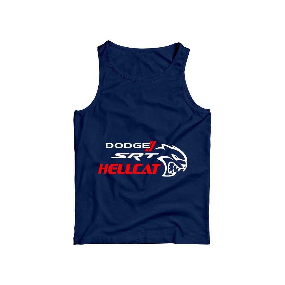 Dodge SRT Hellcat Graphic T-Shirt - Retro Muscle Car Enthusiast Tee - Heavyweight Oversized Streetwear Shirt