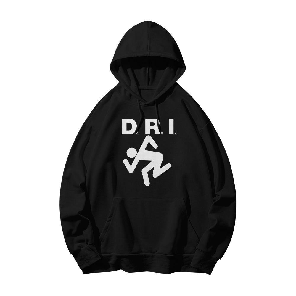 D.R.I. Skanker Logo Graphic T-Shirt - Retro Crossover Thrash Oversized Tee