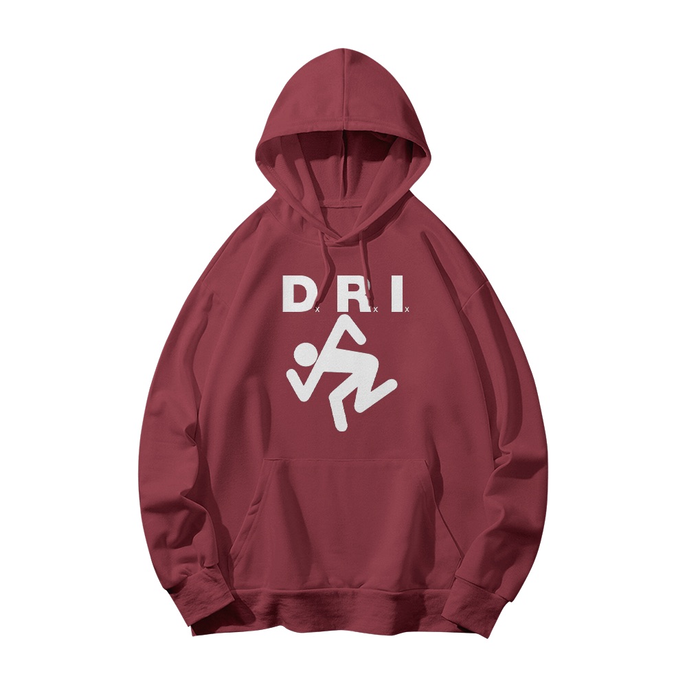 D.R.I. Skanker Logo Graphic T-Shirt - Retro Crossover Thrash Oversized Tee