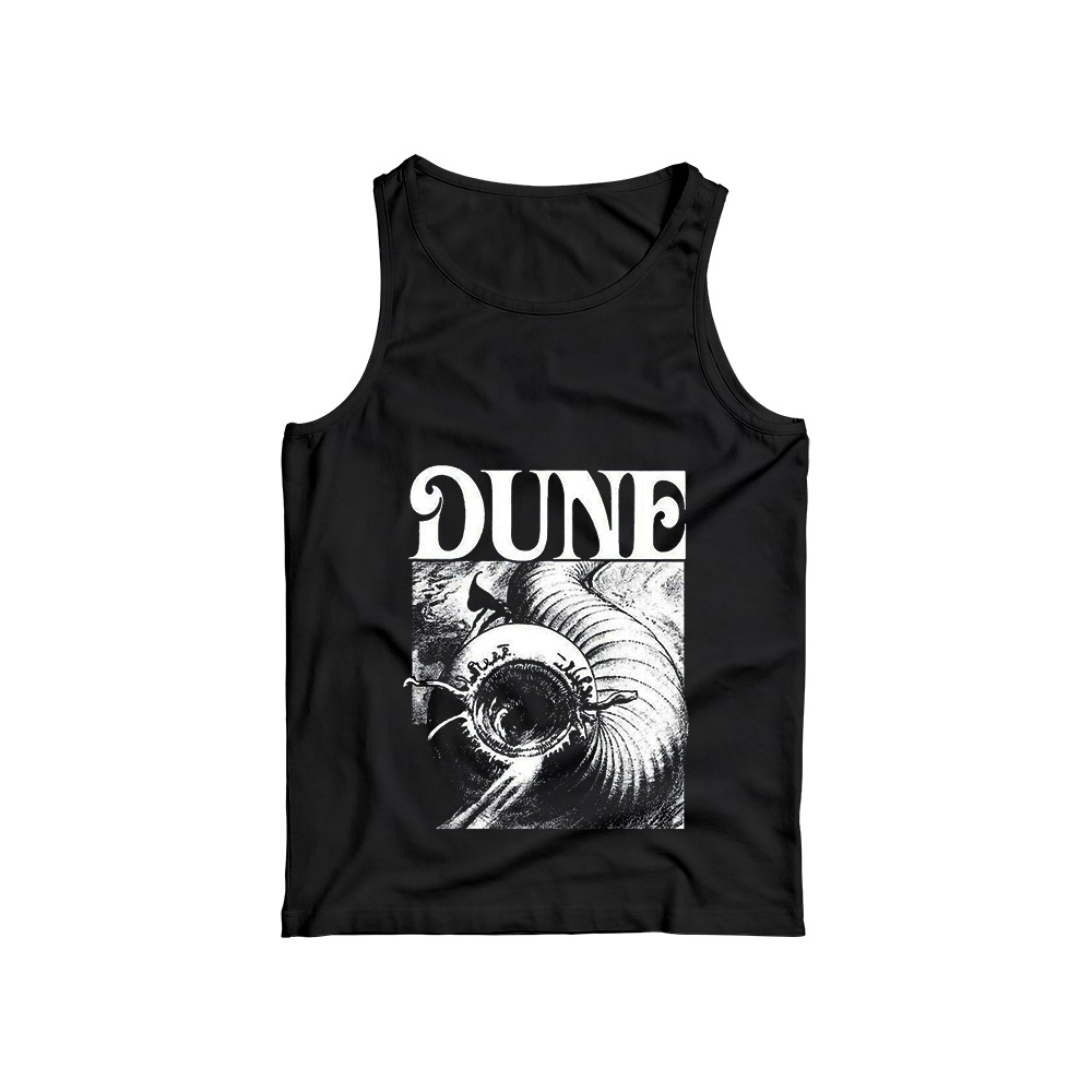 Dune Sandworm Graphic T-Shirt - Retro Sci-Fi Oversized Tee