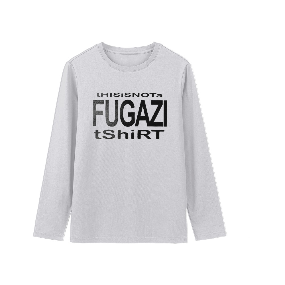 Fugazi This Is Not a T-Shirt Graphic Tee - Retro Punk Rock Oversized Shirt