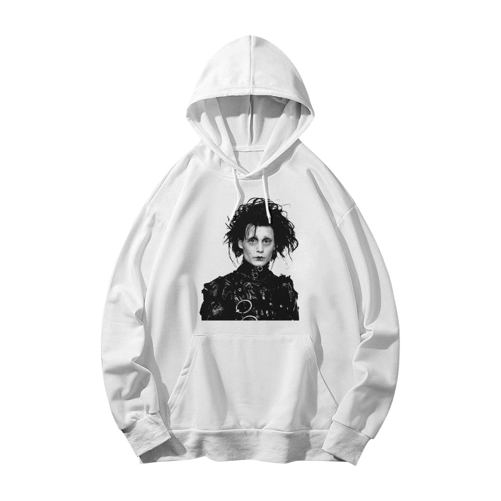 Edward Scissorhands Graphic T-Shirt - Retro Goth Cinema Oversized Tee
