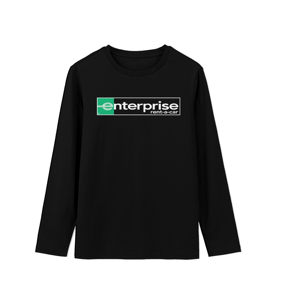 Enterprise Rent-A-Car Logo Graphic T-Shirt - Retro Corporate Satire Oversized Tee