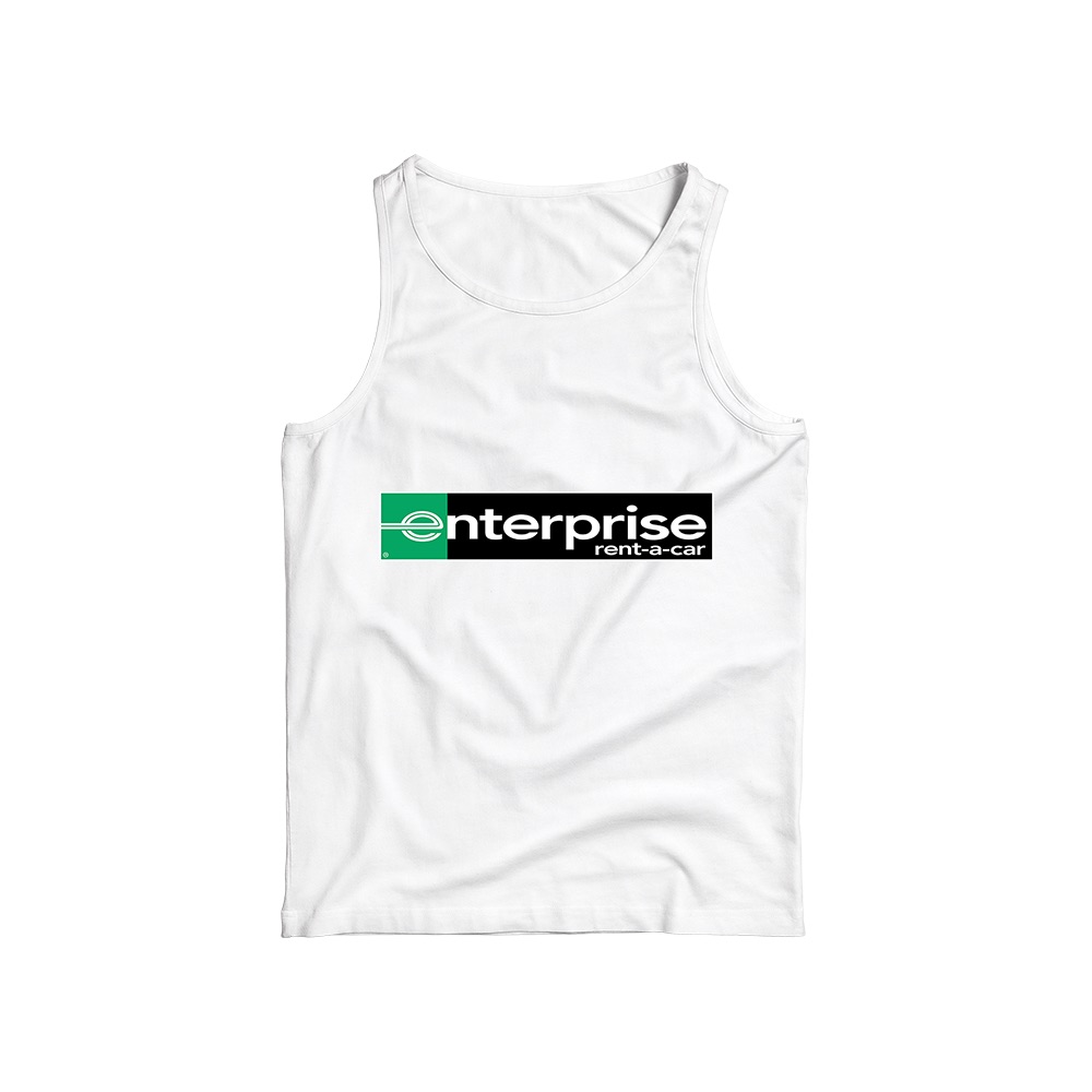 Enterprise Rent-A-Car Logo Graphic T-Shirt - Retro Corporate Satire Oversized Tee