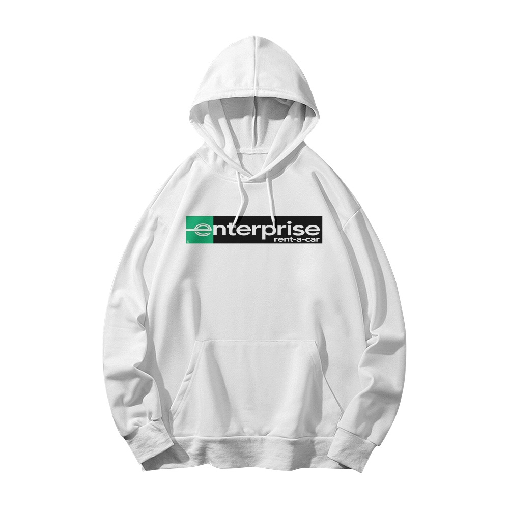 Enterprise Rent-A-Car Logo Graphic T-Shirt - Retro Corporate Satire Oversized Tee
