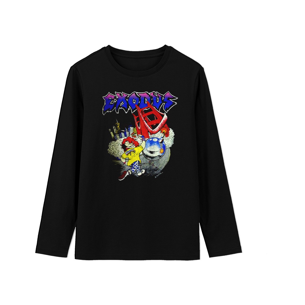 Exodus Bonded by Blood Graphic T-Shirt - Retro Thrash Metal Oversized Tee