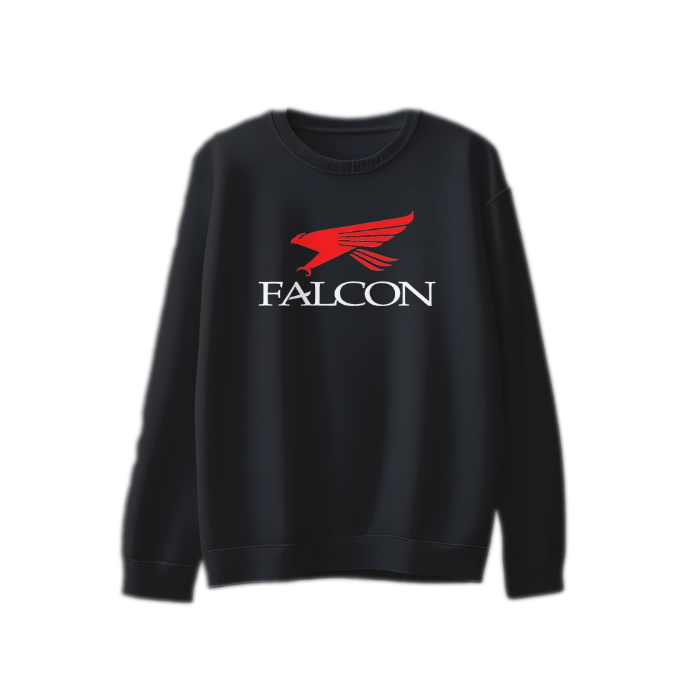 Falcon Logo Graphic T-Shirt - Retro Corporate Automotive Oversized Tee