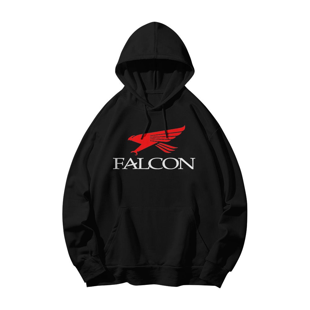 Falcon Logo Graphic T-Shirt - Retro Corporate Automotive Oversized Tee