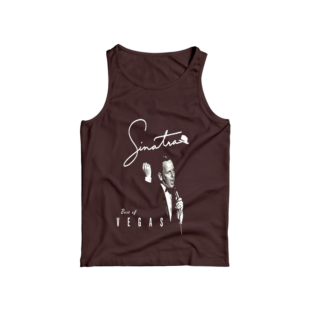 Frank Sinatra Best of Vegas Graphic T-Shirt - Retro Mid-Century Crooner Oversized Tee
