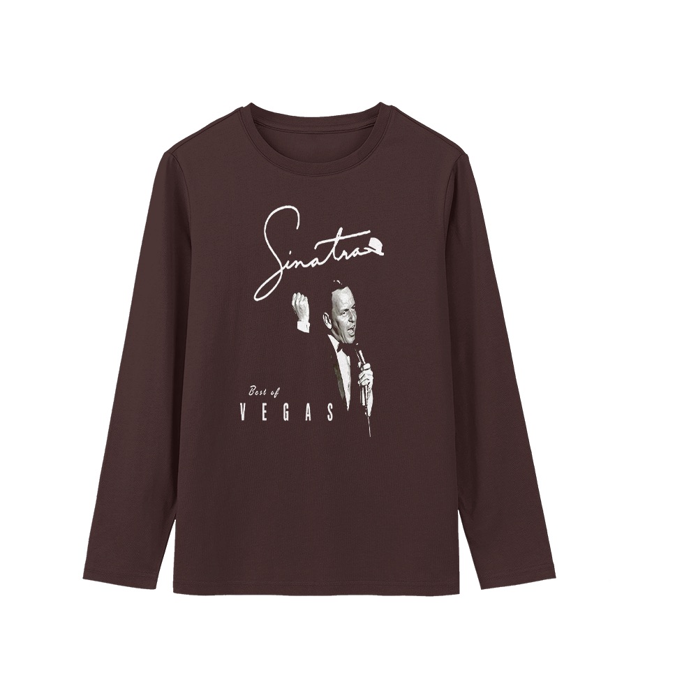 Frank Sinatra Best of Vegas Graphic T-Shirt - Retro Mid-Century Crooner Oversized Tee