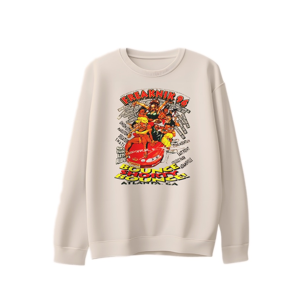 Freaknik 96 Bounce Shorty Bounce Graphic T-Shirt - Retro Atlanta Hip Hop Oversized Tee
