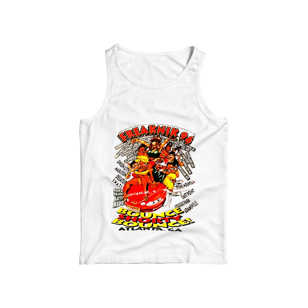 Freaknik 96 Bounce Shorty Bounce Graphic T-Shirt - Retro Atlanta Hip Hop Oversized Tee
