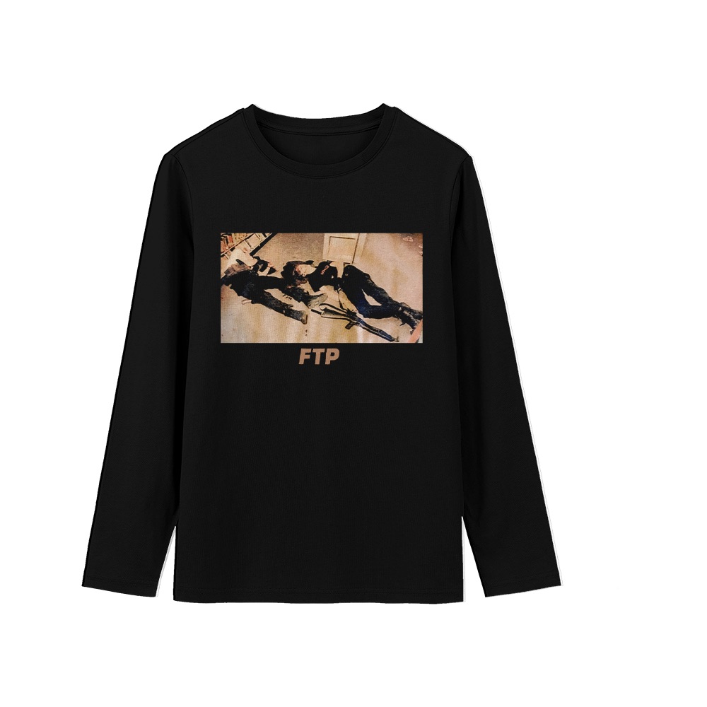 FTP Columbine Suicide Photo Graphic T-Shirt - Underground Streetwear Oversized Tee