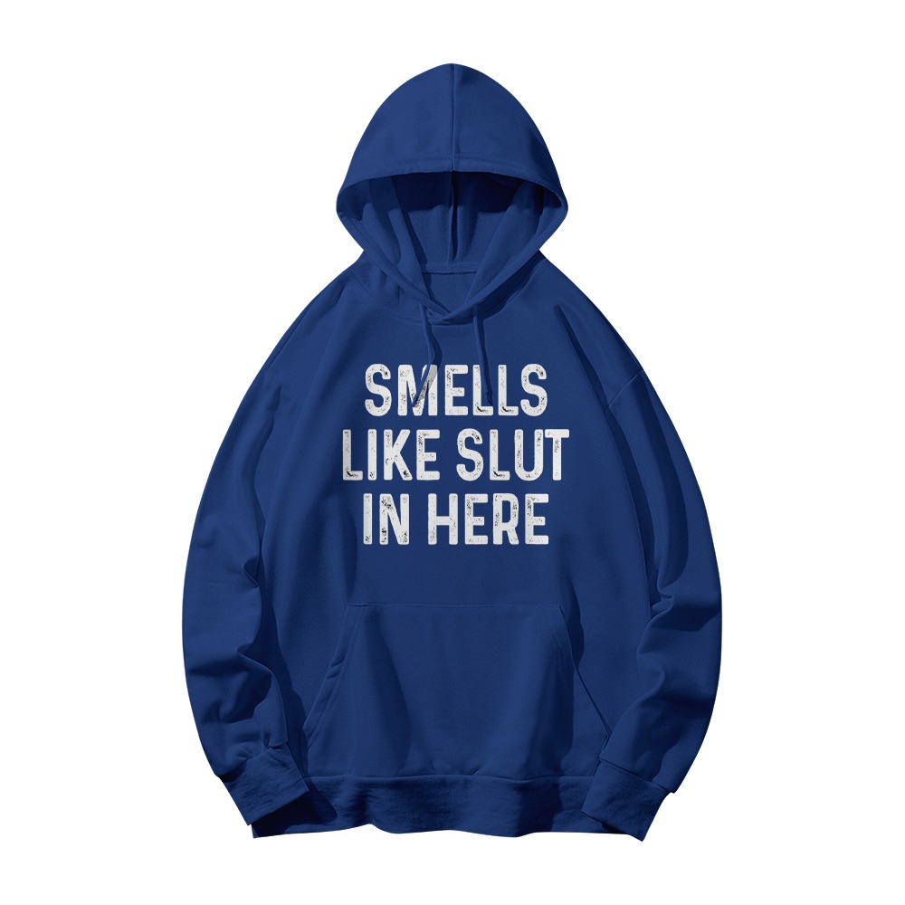 Smells Like Slut In Here Graphic T-Shirt - Retro Edgy Novelty Oversized Tee