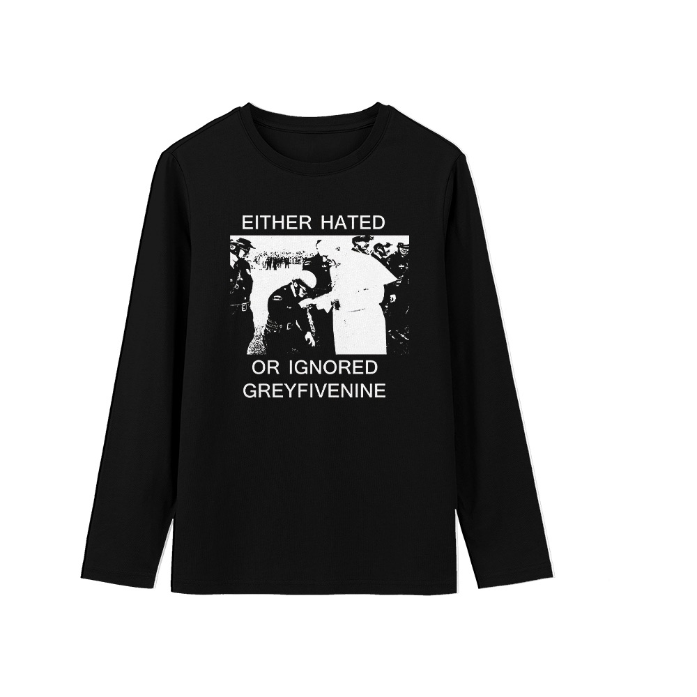 Either Hated Or Ignored Graphic T-Shirt - Retro Underground Rap Oversized Tee