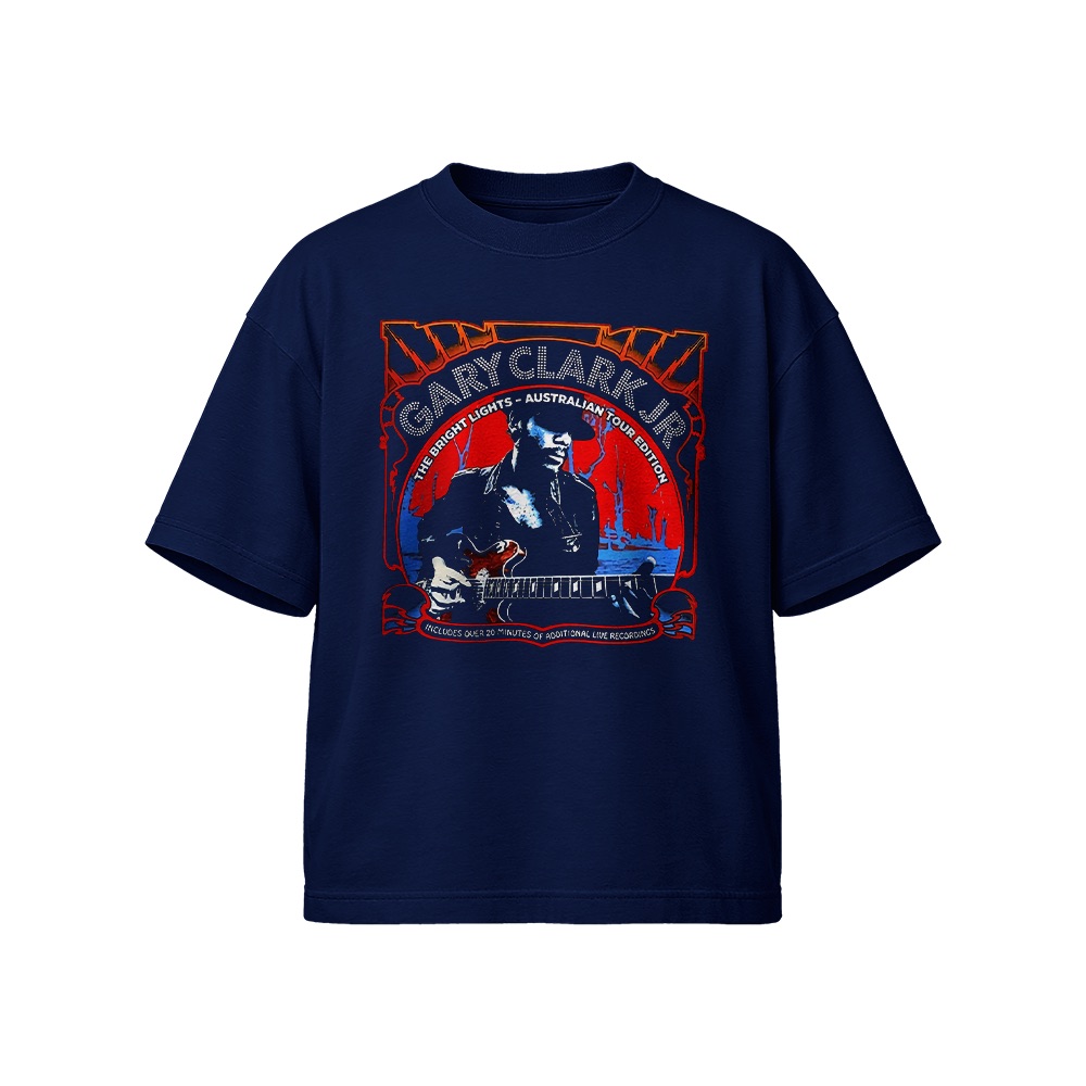 Gary Clark Jr. The Bright Lights Graphic T-Shirt - Retro Blues Rock Concert Oversized Tee