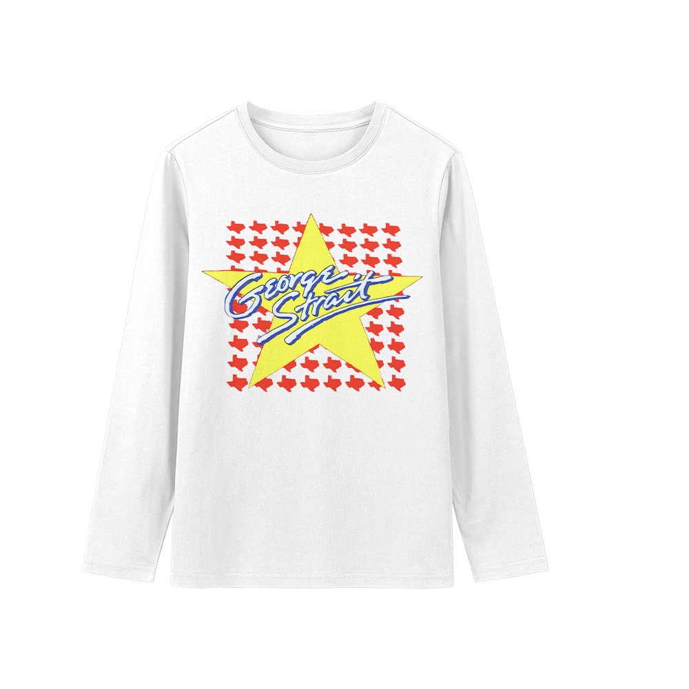 George Strait Lone Star Logo Graphic T-Shirt - Retro Country Music Oversized Tee