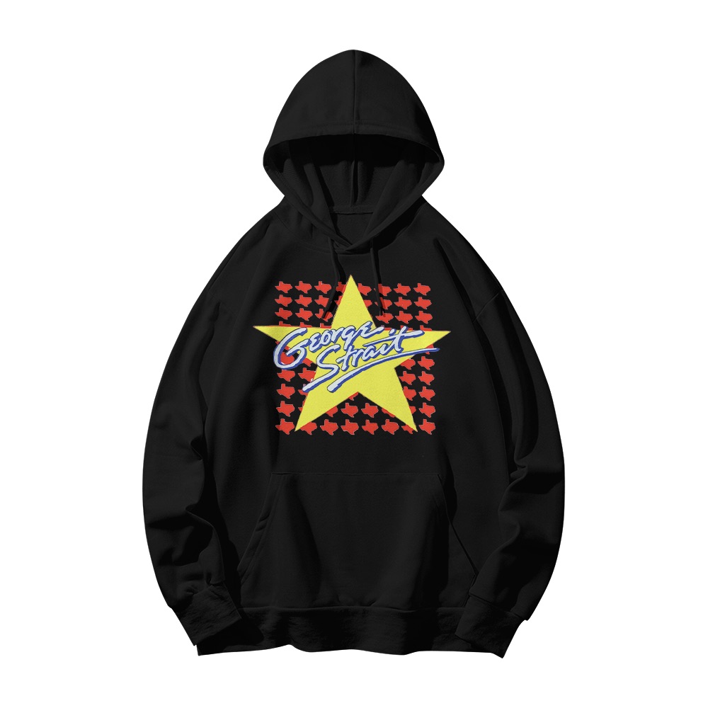 George Strait Lone Star Logo Graphic T-Shirt - Retro Country Music Oversized Tee