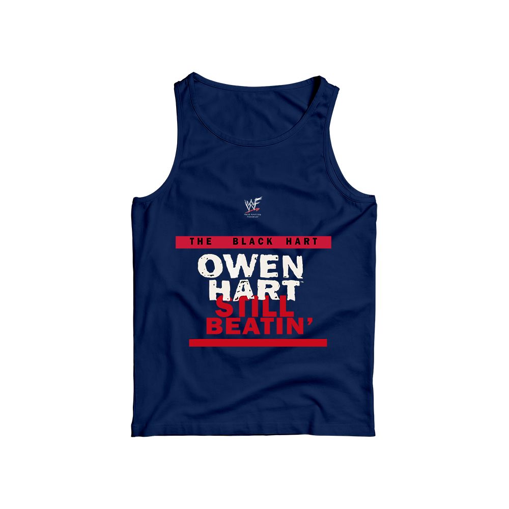 Owen Hart The Black Hart Graphic T-Shirt - Vintage WWF Wrestling  Oversized Tee