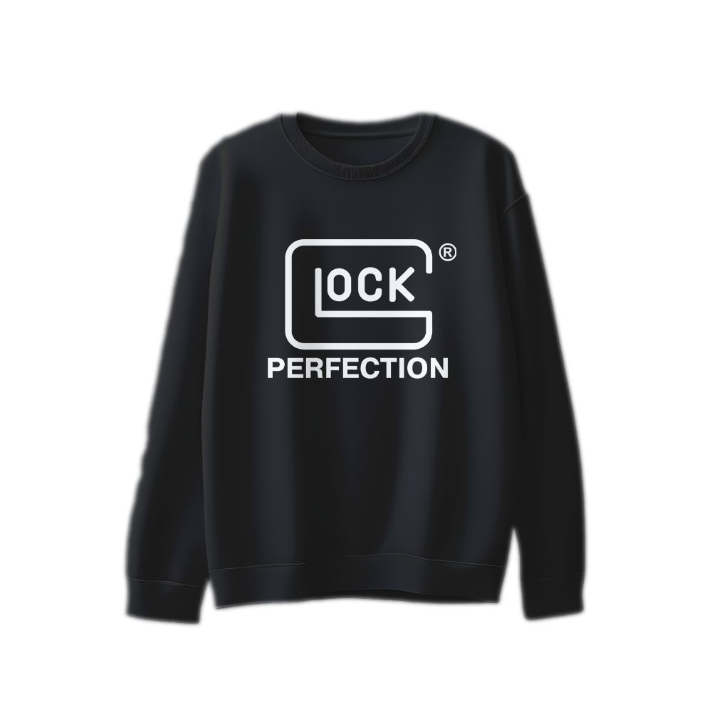 Glock Perfection Logo Graphic T-Shirt - Vintage Military Green Tactical Oversized Tee