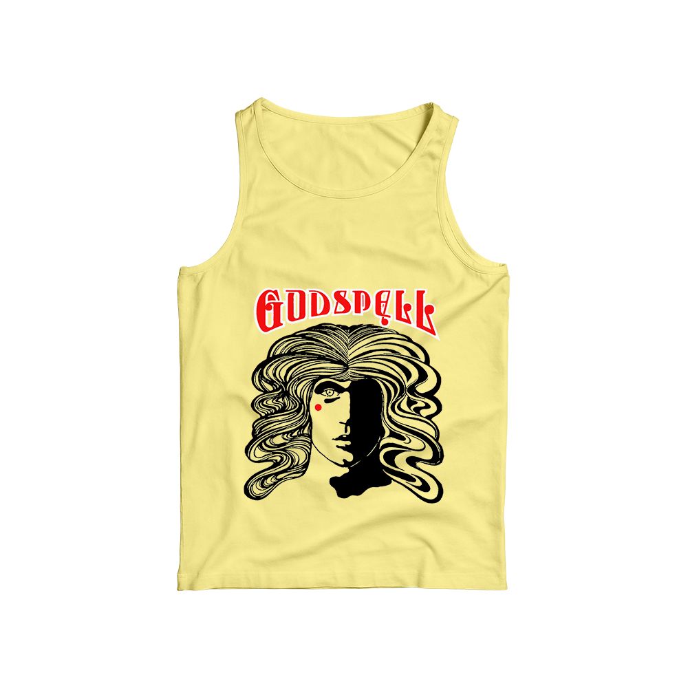 Godspell Musical Retro Graphic T-Shirt - Vintage 1970s Broadway Theatre White Oversized Tee