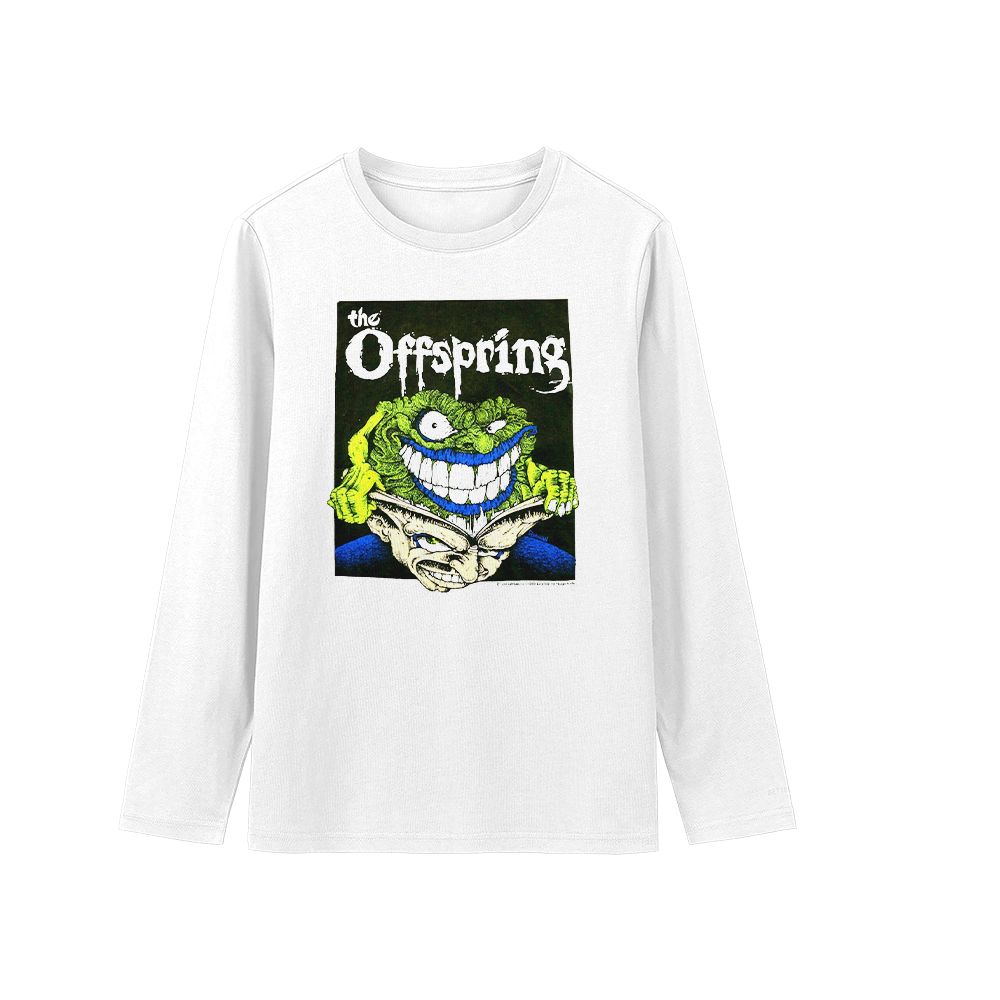 The Offspring Vintage Graphic T-Shirt - 90s Punk Rock Music White Oversized Tee