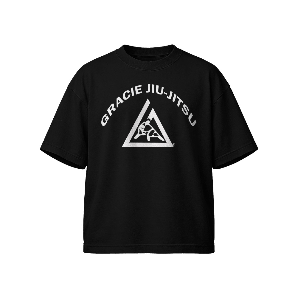 Gracie Jiu-Jitsu T-Shirt – Vintage Martial Arts Triangle Graphic Tee