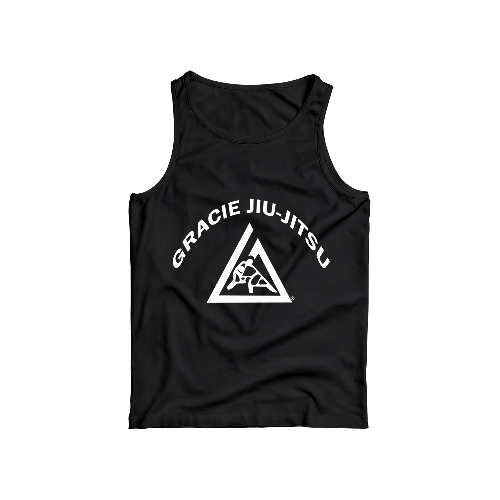 Gracie Jiu-Jitsu T-Shirt – Vintage Martial Arts Triangle Graphic Tee