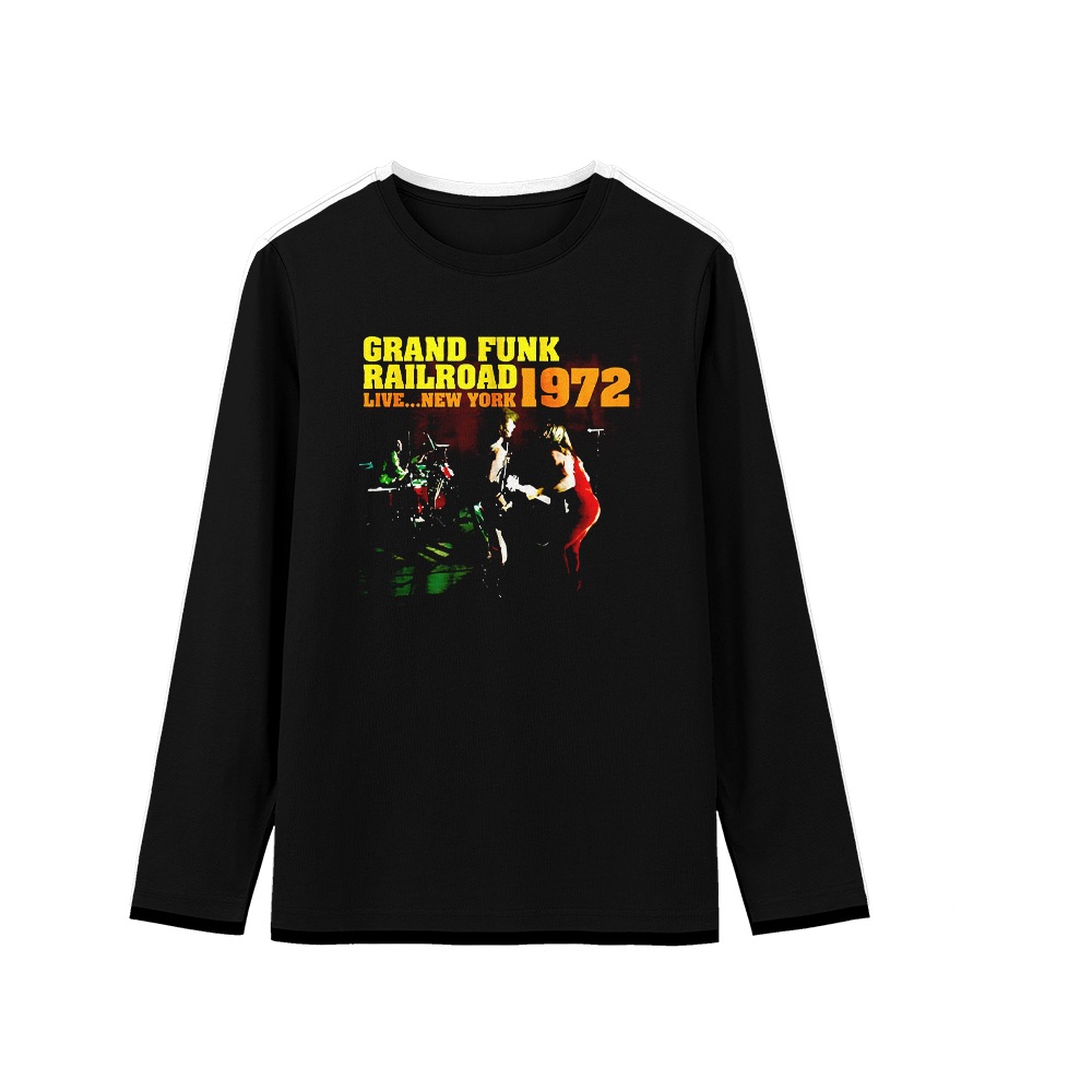 Grand Funk Railroad T-Shirt – Vintage 1972 Live New York Rock Graphic Tee