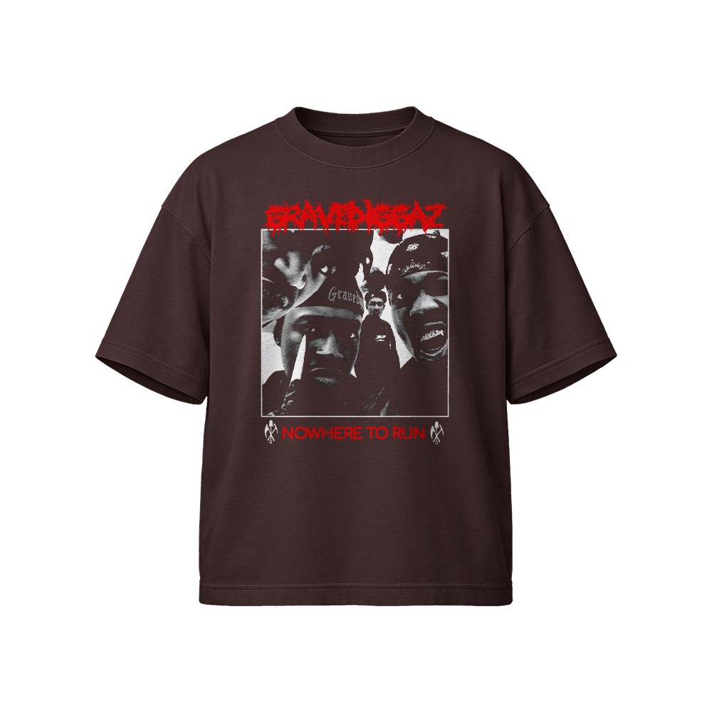 Gravediggaz T-Shirt – Vintage Nowhere to Run Hip Hop Graphic Tee