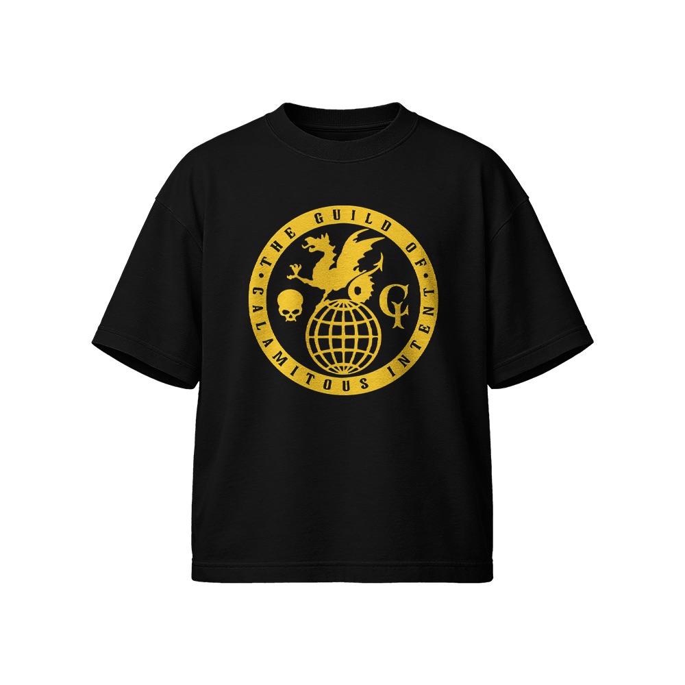 The Guild of Calamitous Intent T-Shirt – Vintage Dragon Badge Graphic Tee