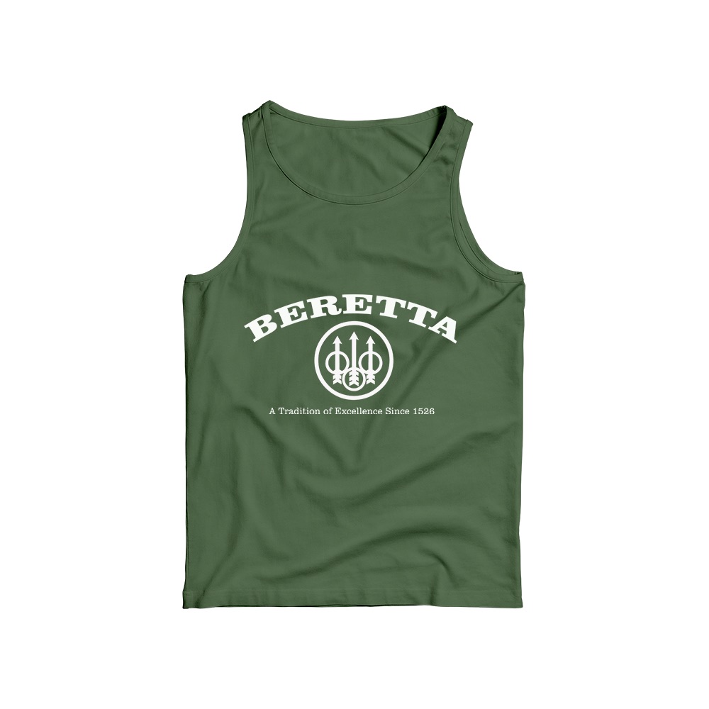 Beretta T-Shirt – Vintage Firearms Arched Logo Graphic Tee